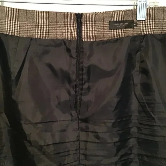 SOYA Concepts Brown Plaid Skirt - Picture 7 of 9